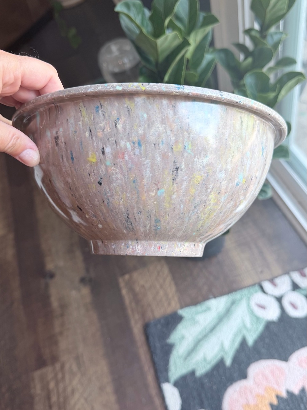 Texas Ware Confetti Melamine Serving Bowl